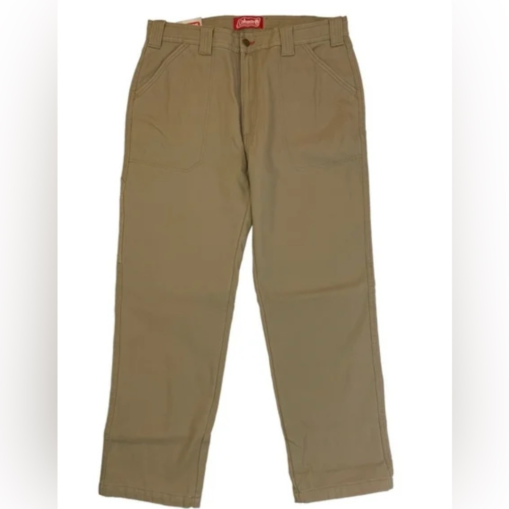 Nwt Coleman Fleece Lined Pants Utility Stretch Canvas blue or brown Size…